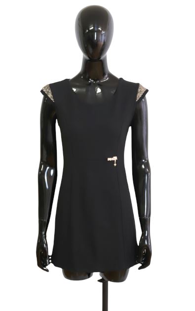 Robe de soirée sans manche tissu extensible Robe