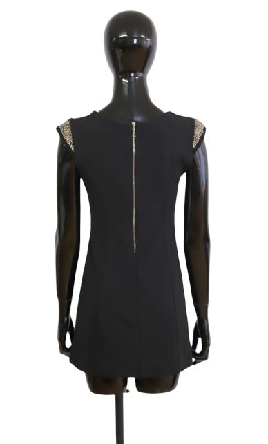 Robe de soirée sans manche tissu extensible Robe