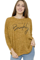 Sweat-Pull Style Oversize imprimé Brooklyn sweat-pull 