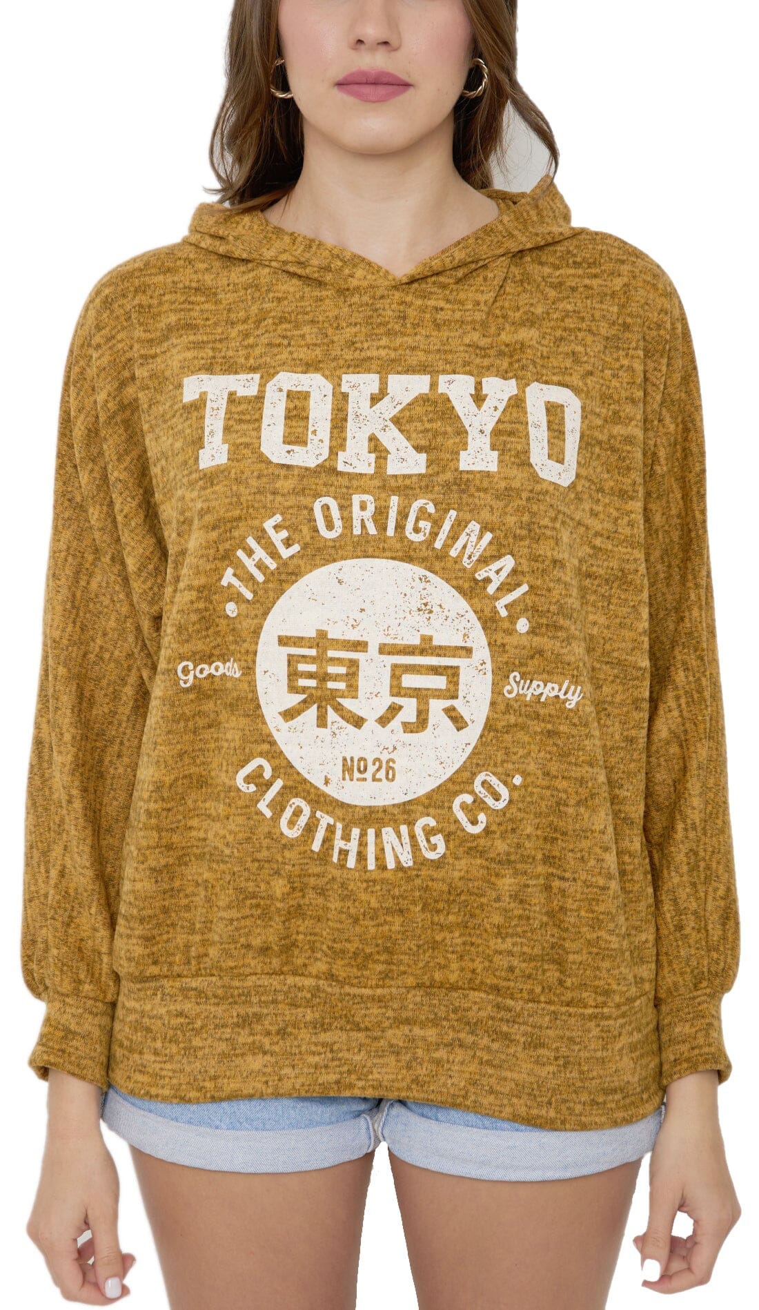 Sweat-Pull Style Oversize imprimé avec Capuche sweat-pull