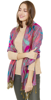 Plaid Pashmina foulard 