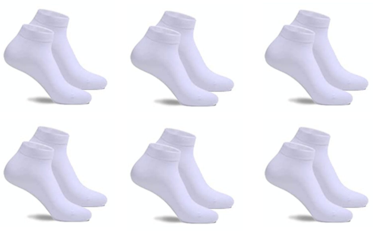 Chaussette basse lot de 6 chaussettes 