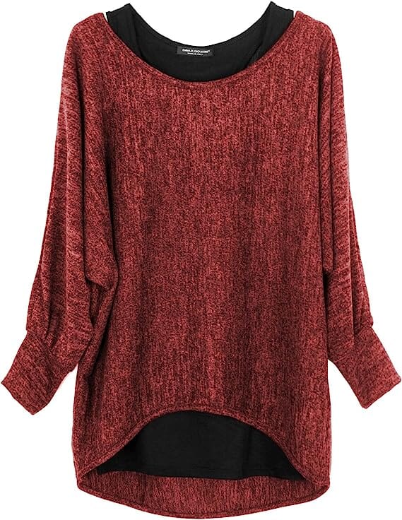 Pull léger double (Débardeur + Pull) pull