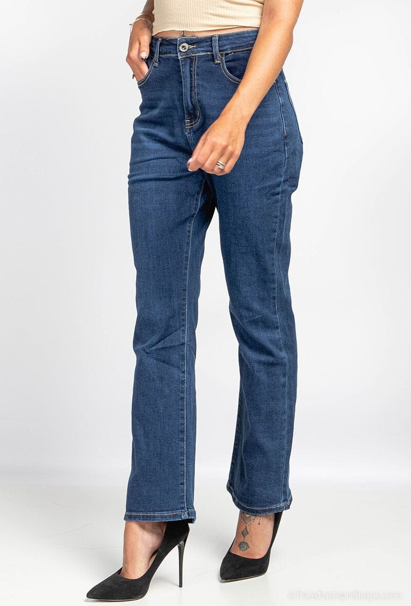 Jeans Pattes Eléphant Bootcut- Femme pantalon 