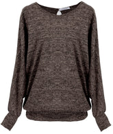 Pull femme léger dos troué sweat-pull 