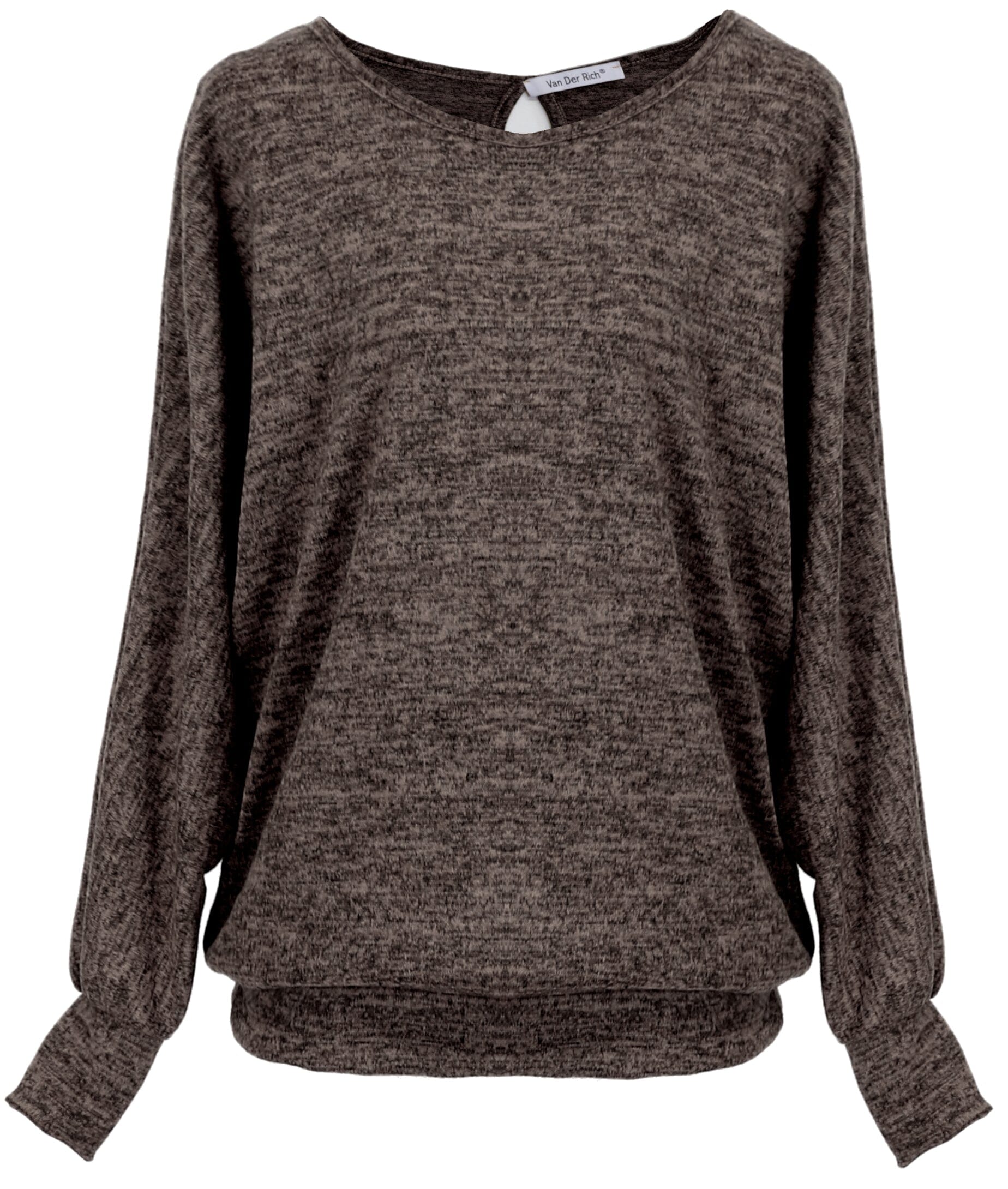 Pull femme léger dos troué sweat-pull 