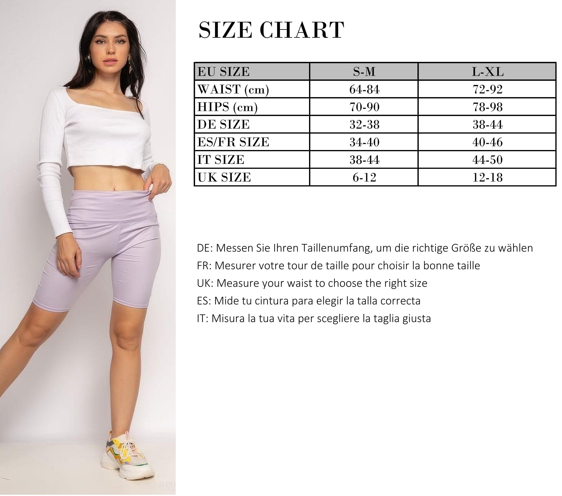 Legging Short Taille Haute Femme - Femme short 