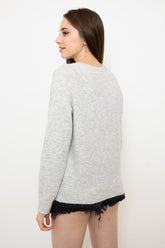 Pull avec boutons pull 