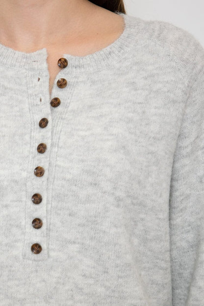 Pull avec boutons pull 