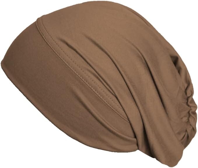 Bonnet Jersey pour Femme, Bonnet Souple Marron bonnet 