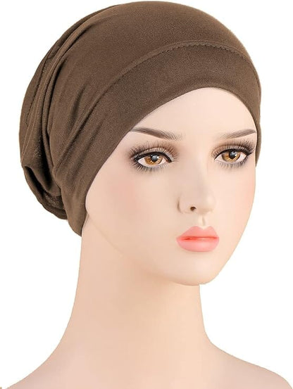 Bonnet Jersey pour Femme, Bonnet Souple Marron bonnet 