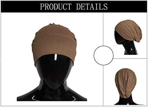 Bonnet Jersey pour Femme, Bonnet Souple Marron bonnet 