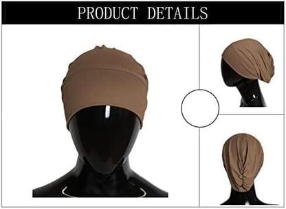 Bonnet Jersey pour Femme, Bonnet Souple Marron bonnet 