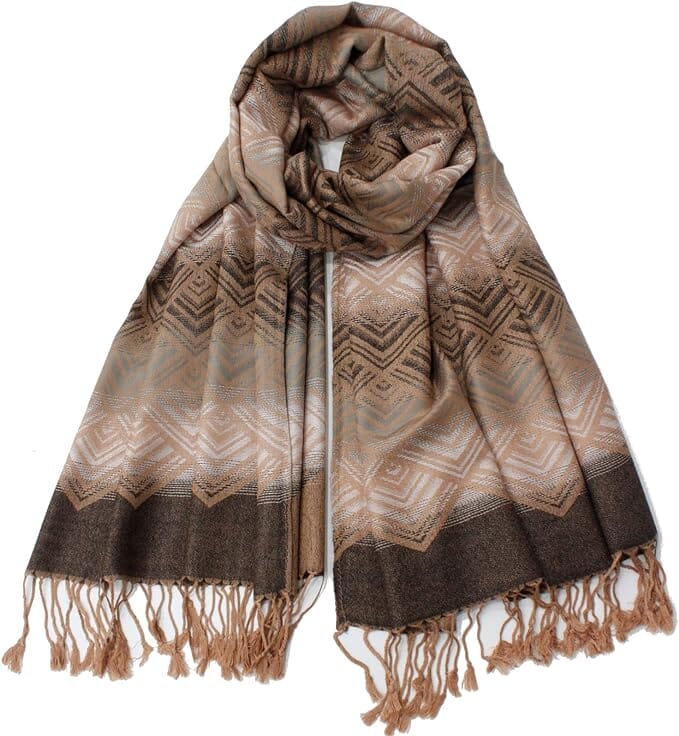 Echarpe franges femme foulard 