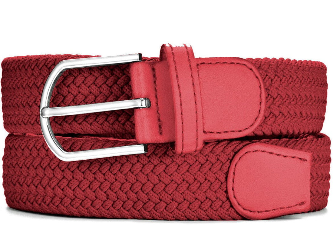 Ceinture Tressée Rouge ceinture 