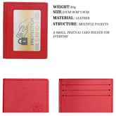 Porte carte credit Rouge-Vif porte de carte crédit 