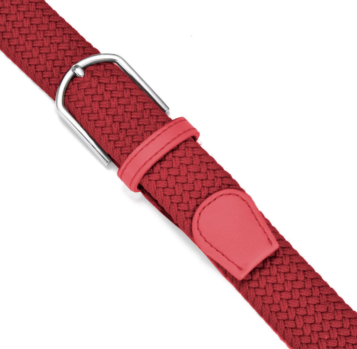 Ceinture Tressée Rouge ceinture 