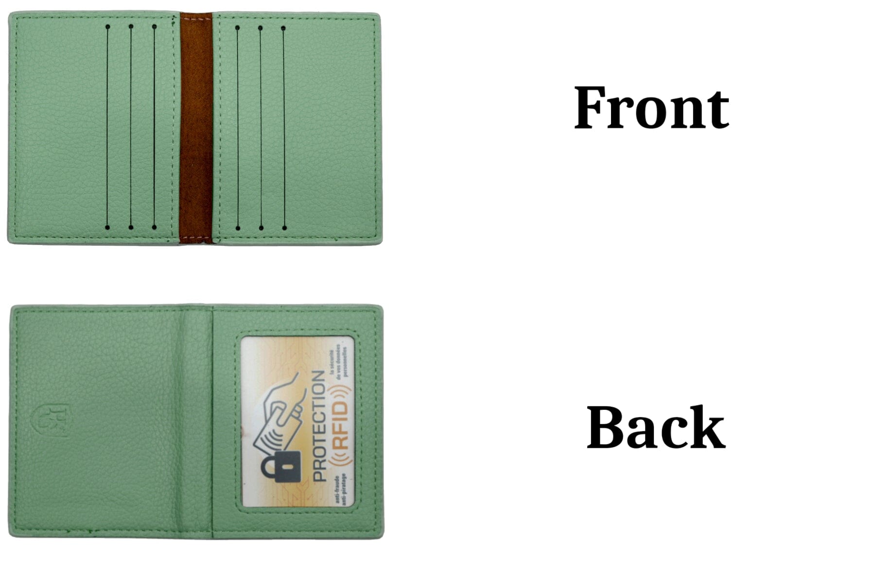 Porte carte credit Vert porte de carte crédit 