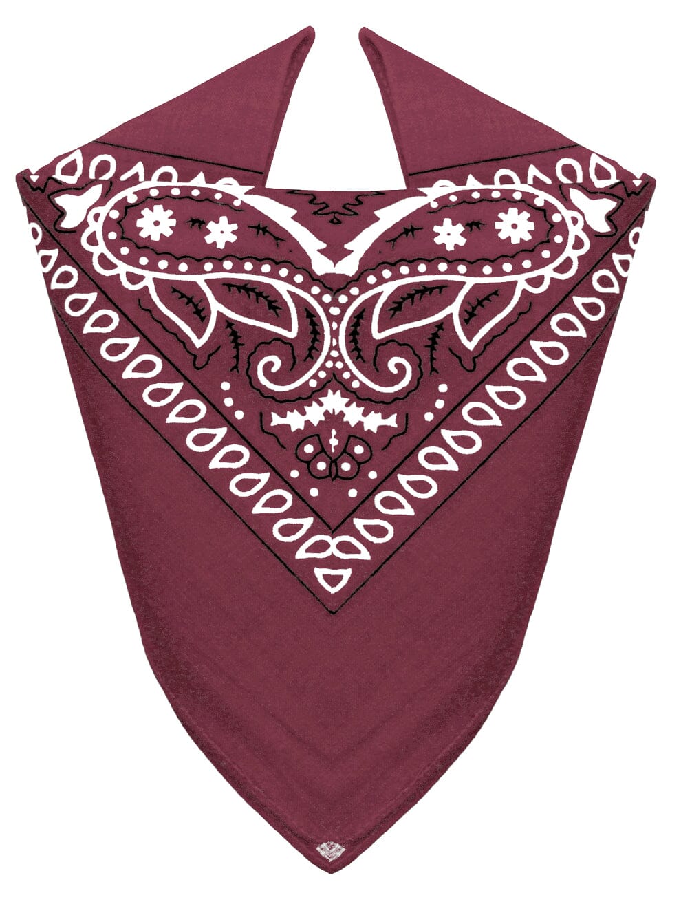 Bandanas 100% Coton avec motif Paisley pour Homme Femme Bandana