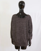 Pull femme à col rond sweat-pull 