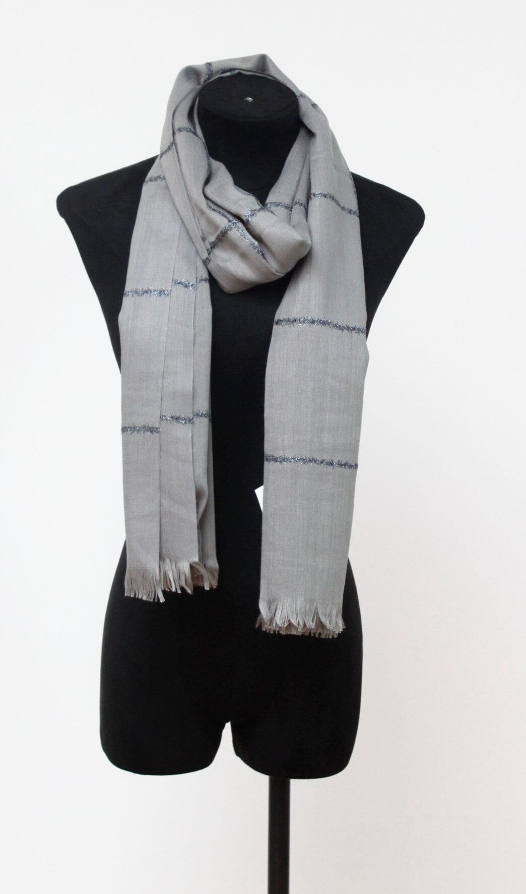 Echarpe Carreaux Pailletée foulard 