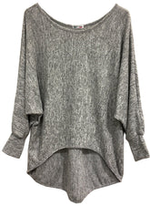 Pullover femme asymétrie pull 