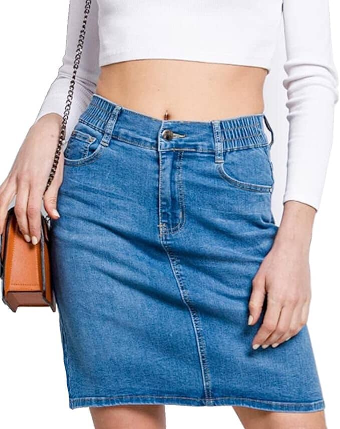 Jupe en jean courte jupe