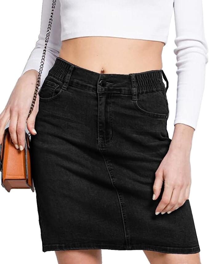 Jupe courte en denim jupe