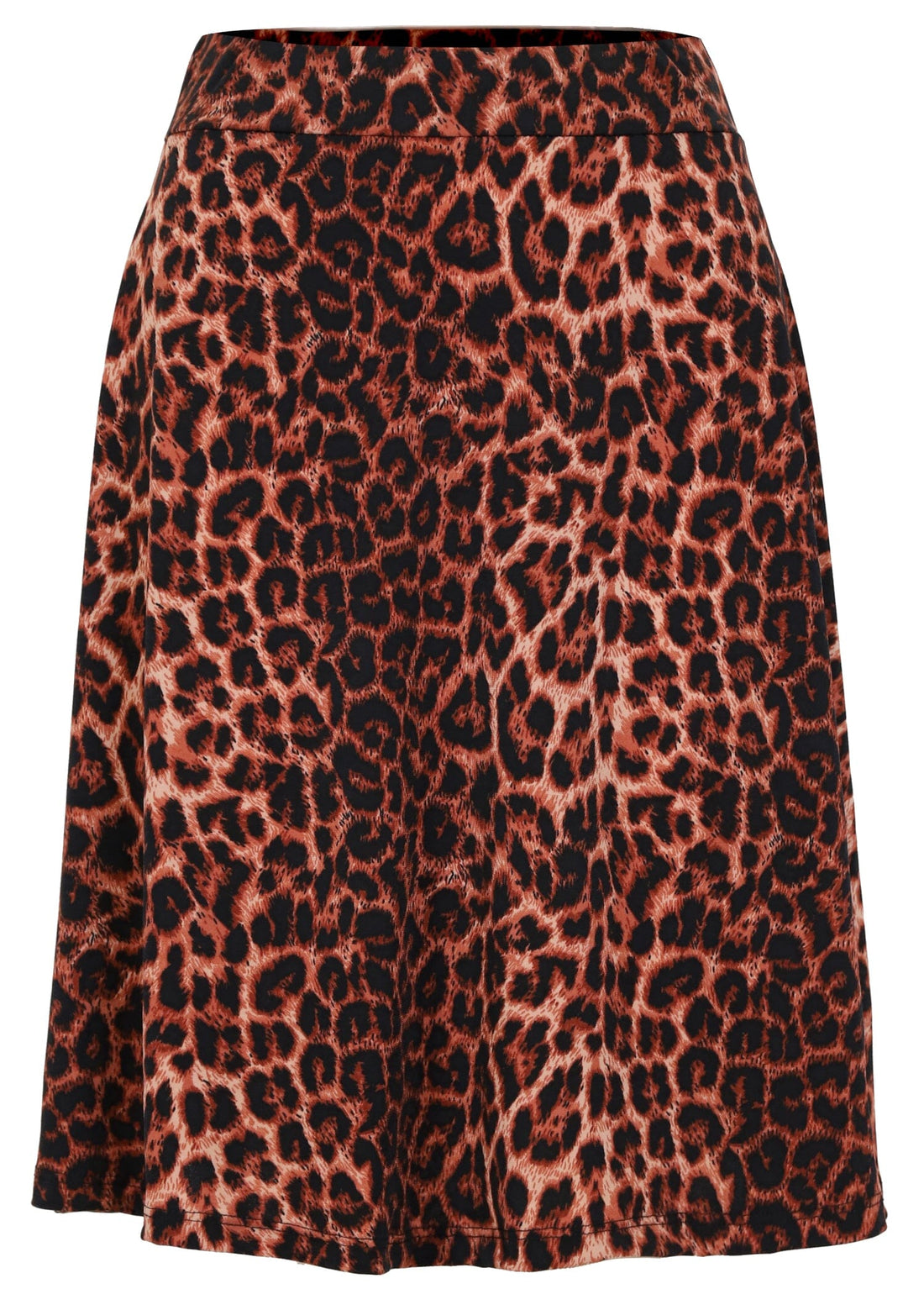 Jupe fleurie léopard jupe