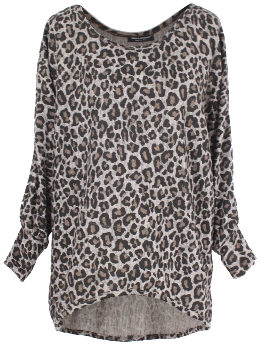 Sweat shirt imprimé Léopart haut