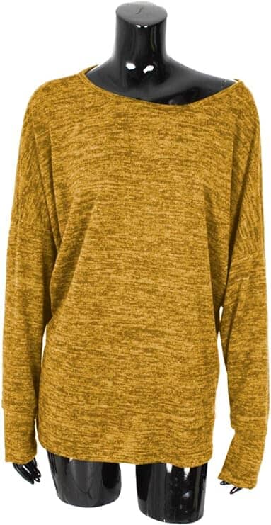 Pull fin manches longues sweat-pull 