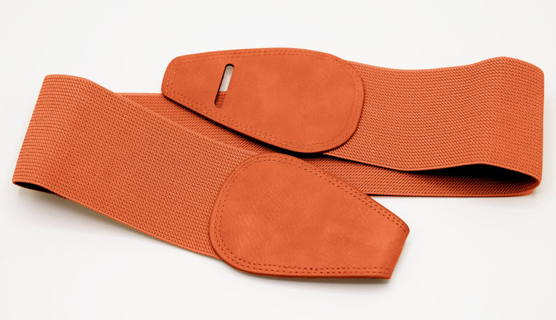 Ceinture large (Orange) - femme ceinture 