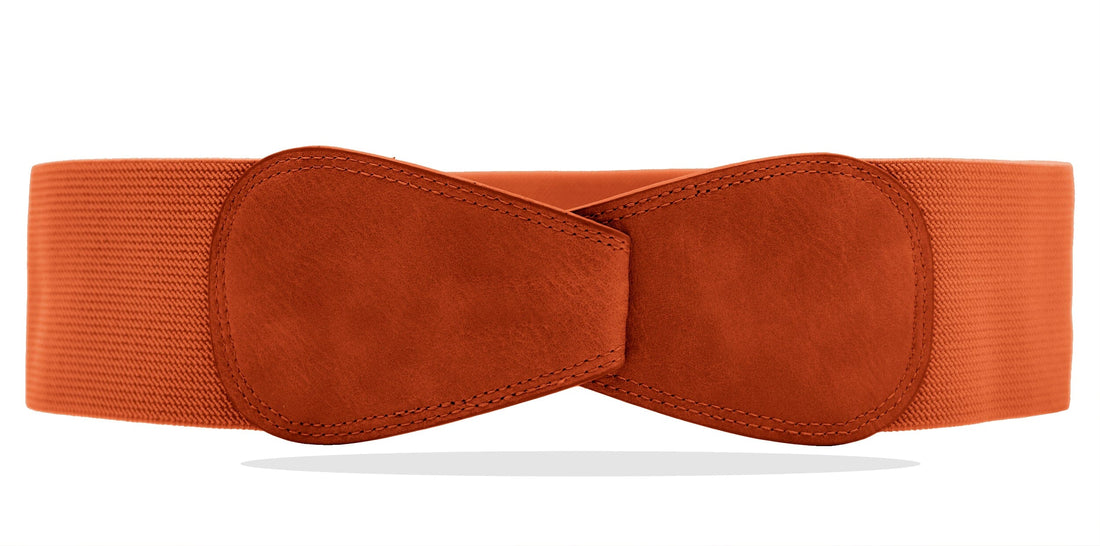 Ceinture large (Orange) - femme ceinture 