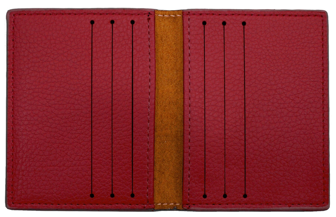 Porte carte credit Rouge-Foncé porte de carte crédit 