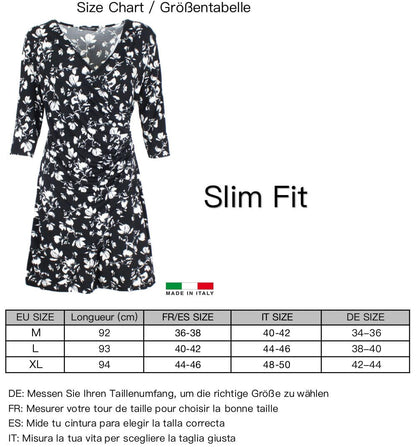 Robe longue imprimé Manches 3/4 Robe 