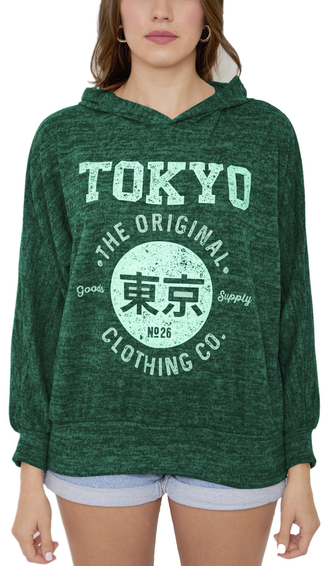 Sweat-Pull Style Oversize imprimé avec Capuche sweat-pull